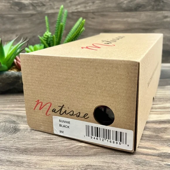 NIB Matisse Sunnie Gladiator Leather Sandal Black - Picture 15 of 16